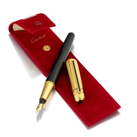 pasha de cartier fountain pen|santos de cartier pen refill.